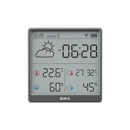  Датчик температуры и влажности ATuMan Duka TH3 EU серый