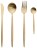  Набор столовых приборов Maison Maxx Modern Flatware Set (4 предмета) золотой