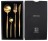  Набор столовых приборов Maison Maxx Modern Flatware Set (4 предмета) золотой