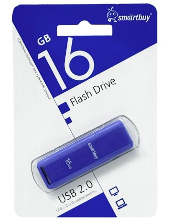  USB флеш накопитель Smartbuy 16GB Easy (SB016GBEB) синий
