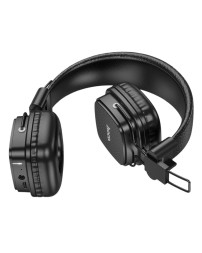 Стереонаушники Bluetooth полноразмерные Hoco W56 BT5.4 чёрный