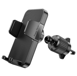 Держатель в автомобиль в воздуховод Hoco H36 с зажимом черный
