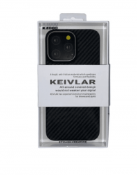 Накладка для i-Phone 14 Pro Max K-Doo Kevlar пластик черная
