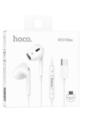 Наушники с микрофоном Hoco M101 Max Type-C белые