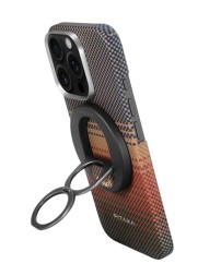 Накладка для i-Phone 16 Pro 6.3&quot; Pitaka Ultra Slim Case&amp;Grip 3 (Sunset)