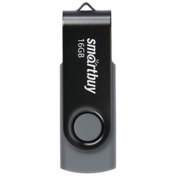USB флеш накопитель Smartbuy 16GB Twist (SB016GB2TWK) черный