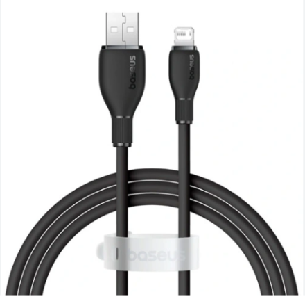  Usb Кабель-зарядка Lightning Baseus Pudding Series 2.4A 2м P10355700111-01 черный