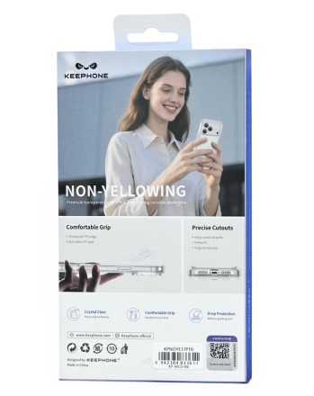  Накладка для i-Phone 17 Pro Keephone Non-Yellowing прозрачный