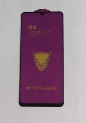 Защитное стекло для Samsung Galaxy A73 OG Purple черное