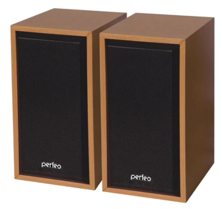  Акустическая система 2.0 Perfeo Cabinet (PF-4326) 2х3Вт дерево коричневая