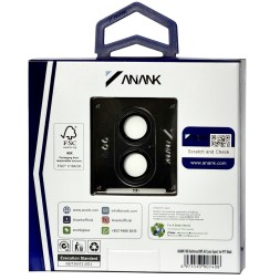 Защитное стекло для задней камеры i-Phone 17 ANANK 10X Reinforced Corning Black