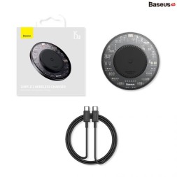 Беспроводное зарядное устройство Baseus Simple 2 Wireless 15W CCJJ050001 черное