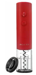 Электрический штопор на батарейках Circle Joy Wine Opener (CJ-EKPQ10) красный