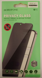 Защитное стекло для i-Phone 13 Pro Max 6.7&quot; Borofone BF5 Анти-шпион