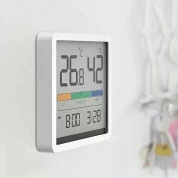  Метеостанция Beheart Temperature and Humidity Clock Display W200 белая