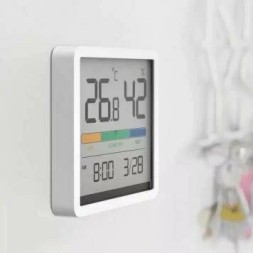 Метеостанция Beheart Temperature and Humidity Clock Display W200 белая