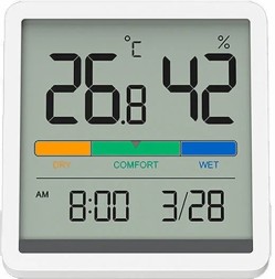 Метеостанция Beheart Temperature and Humidity Clock Display W200 белая