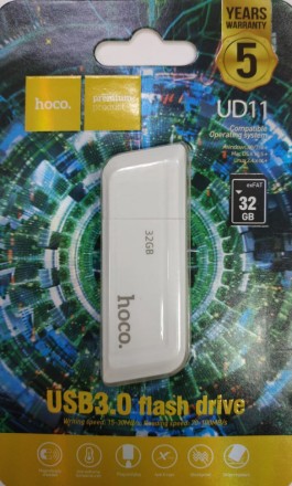  USB флеш накопитель Hoco UD11 Wisdom 32GB белый