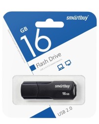 USB флеш накопитель Smartbuy 16GB Clue Black (SB16GBCLU-K)