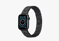 Сменный браслет PITAKA Retro aramid &amp; carbon для Apple Watch 8/SE/Ultra черный