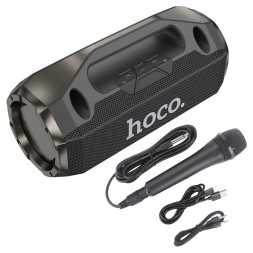 Bluetooth колонка Hoco HA3 Drum outdoor BT speaker черная