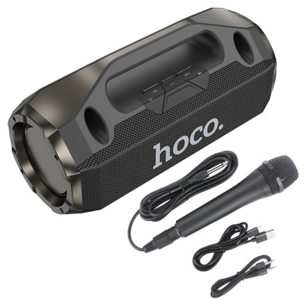  Bluetooth колонка Hoco HA3 Drum outdoor BT speaker черная
