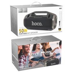 Bluetooth колонка Hoco HA3 Drum outdoor BT speaker черная