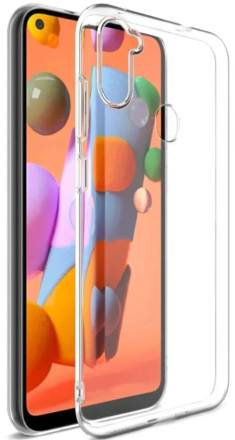  Чехол-накладка силикон 2.0мм Samsung Galaxy A11/M11 прозрачный