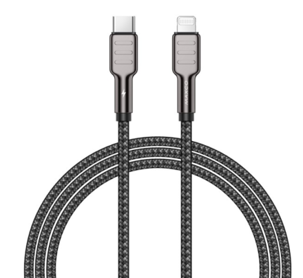  Usb Кабель-зарядка Type-C на Lighting Maxco MTC-P01CL 1.5м 20W черный