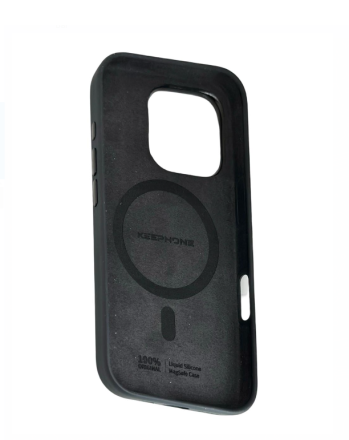  Накладка для i-Phone 16 Pro Keephone Rosana MagSnap черный