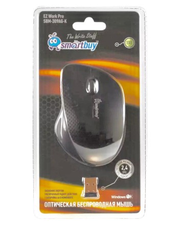  Мышь беспроводная Smartbuy 309AG (SBM-309AG-K)/40 черная