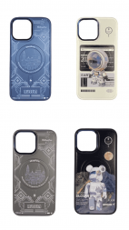Накладка для i-Phone 13 Pro Max силикон MagSafe Rolling Case с рисунком