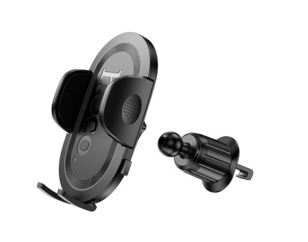  Держатель в автомобиль в воздуховод Hoco H53 с зажимом черный