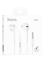 Наушники с микрофоном Hoco M101 белые