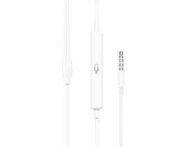 Наушники с микрофоном Hoco M101 белые