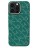  Накладка для i-Phone 16 Pro 6.3" Pitaka Tactile Woven case PTK-Green/Gold