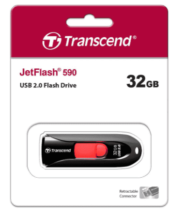  USB флеш накопитель Transcend 32GB JetFlash 590 черный