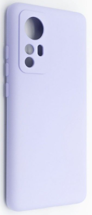  Накладка для Xiaomi Mi 12T Silicone cover без логотипа лаванда