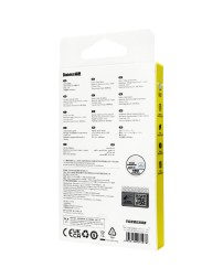 Usb Кабель-зарядка Lightning Baseus Cafule 1м (CALKLF-BG1) чёрно-серебристый