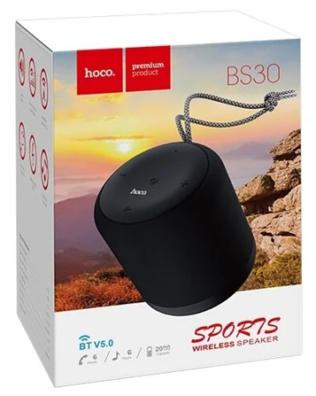  Bluetooth колонка Hoco BS30 BT5.0/2000mAh/6ч/5Вт/MicroSD/AUX черная