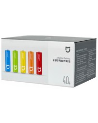 Батарейки Mijia Rainbow No.5 тип AA 40 шт цветные