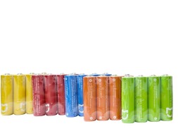 Батарейки Mijia Rainbow No.5 тип AA 40 шт цветные