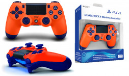 Bluetooth-контроллер для Playstation 4 оранжевый