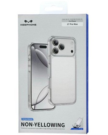 Накладка для i-Phone 17 Pro Max Keephone Non-Yellowing прозрачный
