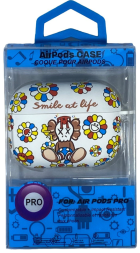 Силиконовый светящийся в темноте чехол для AirPods Pro Luxo Kaws рисунок №68