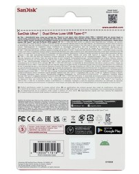 3.2 USB флеш накопитель SanDisk 512GB Ultra Dual Drive Type-c (SDDDC4-512G-G46) серебристый