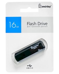 3.1 USB флеш накопитель Smartbuy 16GB Clue black (SB16GBCLU-K3)