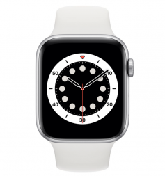 Apple Watch Series 6 44мм РСТ (M00D3RU/A) серебристый