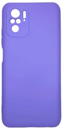  Накладка для Xiaomi Redmi Note 10 4G Silicone cover без логотипа лаванда
