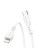  Usb Кабель-зарядка Type-C на Lightning Borofone BX51 Durable 12W 1м силиконовый белый